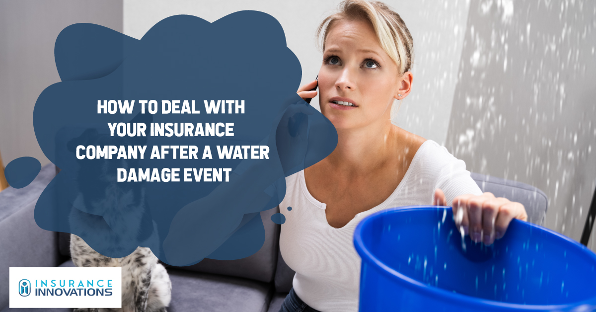 dealing with water damage.